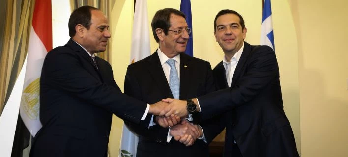 «Αστακός» η Ελούντα για την τριμερή συνάντηση Τσίπρα- Ανασταστιάδη- Αλ Σίσι